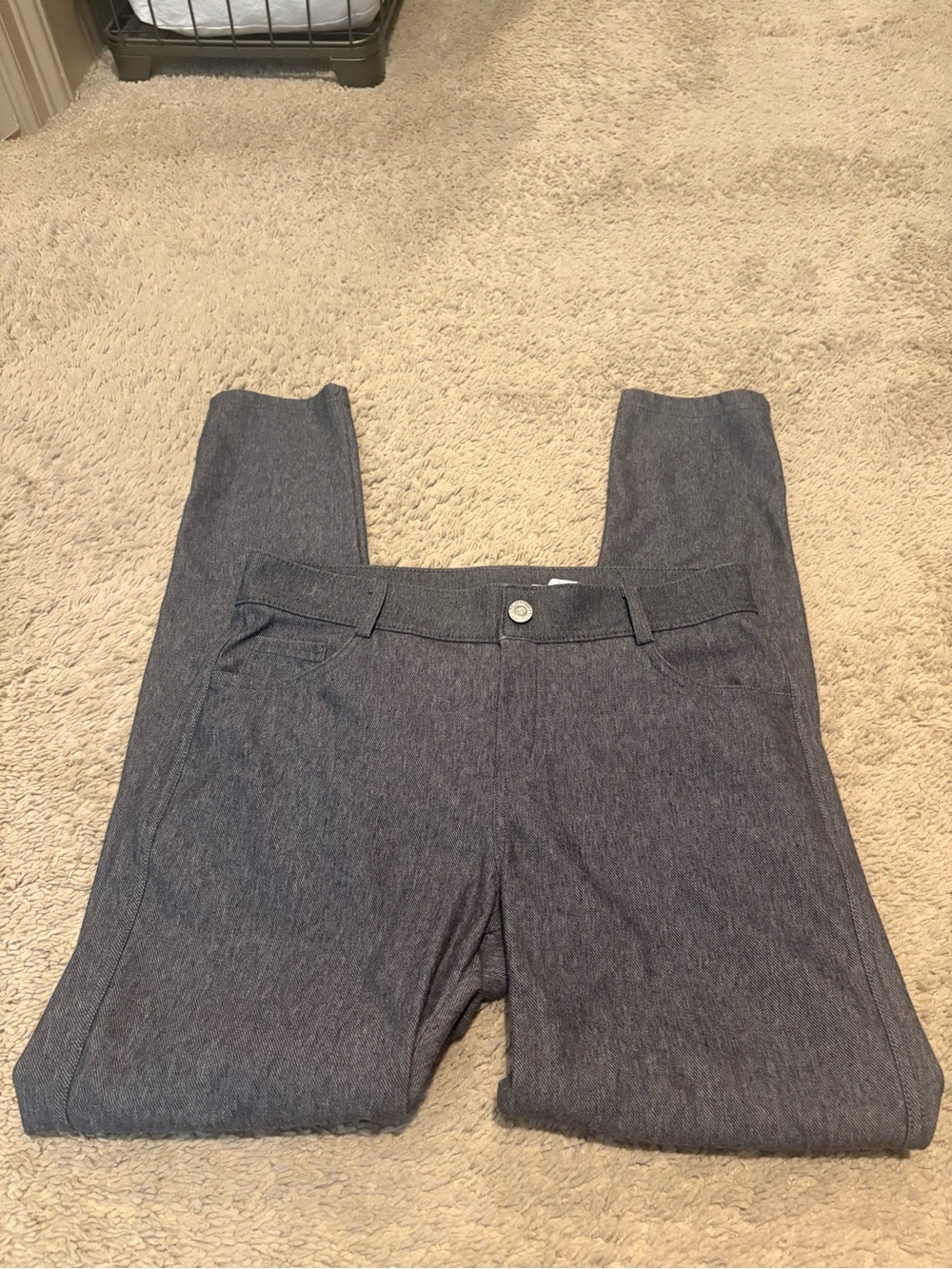 Women’s Grey Heather Straight-Leg Jeans
